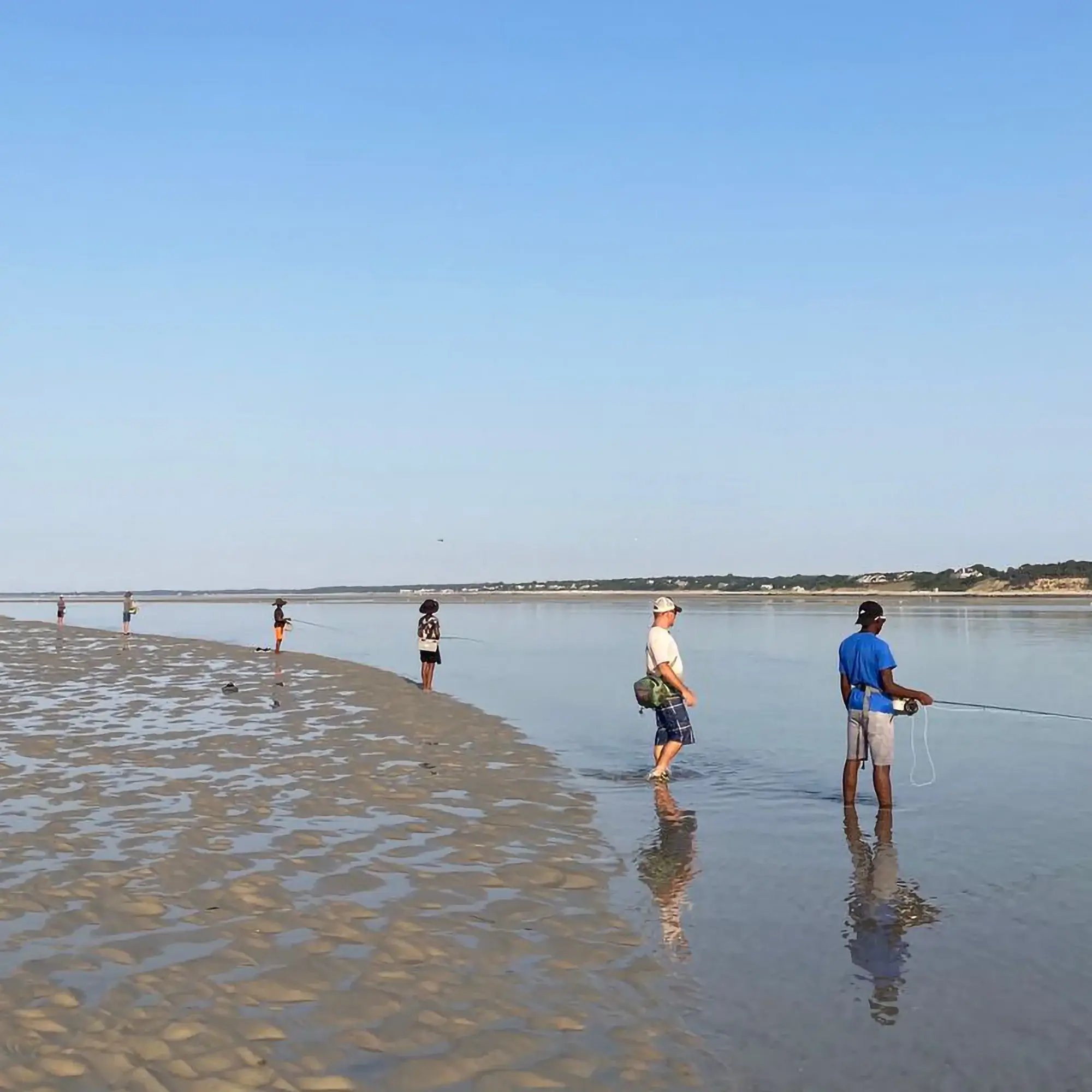 Pesca con mosca en Cape Cod los fines de semana